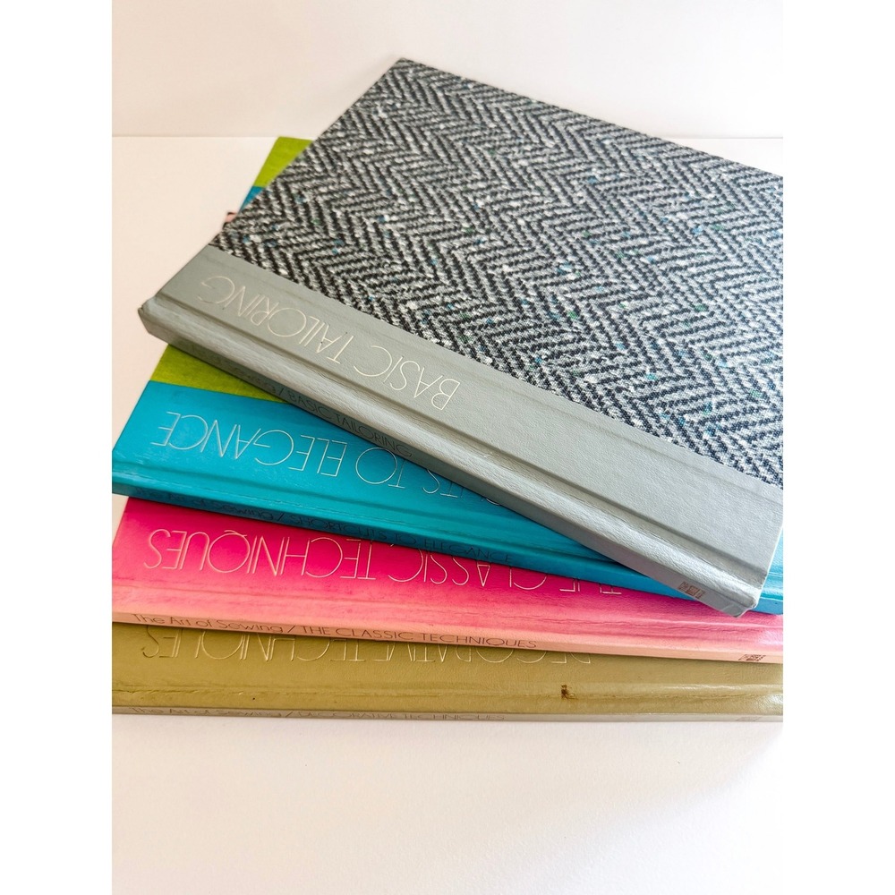Vintage Time Life Art of‎ Sewing Books Lot 4 Tailoring Techniques Hardcover